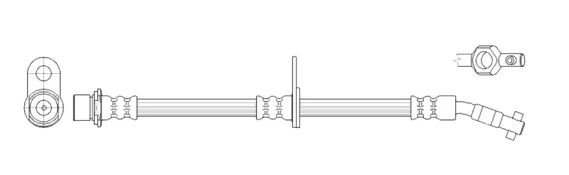 Image of K&K FT2167 Brake Hose Banjo Brake Hose (83)