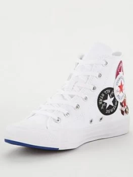 Image of Converse Chuck Taylor All Star Multi Logo - White