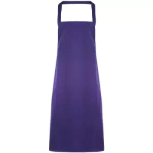 Image of Premier Ladies/Womens Slim Apron (no Pocket) / Workwear (One Size) (Purple) - Purple