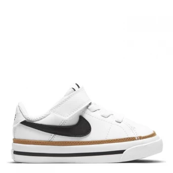 Image of Nike Court Legacy Baby/Toddler Shoe - White/Black