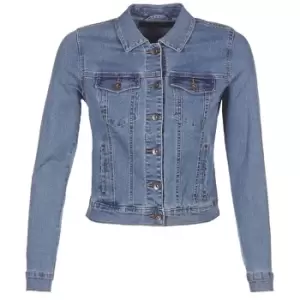 Image of Vero Moda VMHOT SOYA womens Denim jacket in Blue - Sizes S,M,XS