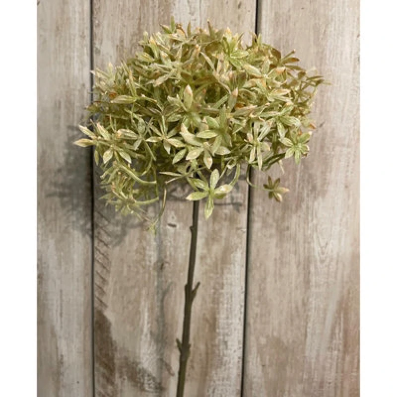 Image of Hill Interiors Allium Stem Artificial Flower Green/beige (One Size)