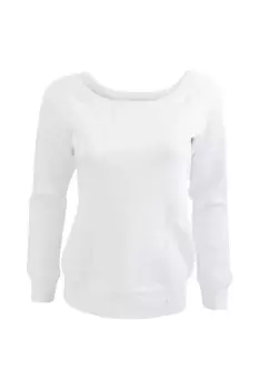 Image of Bella Triblend Slouchy Wideneck Sweatshirt