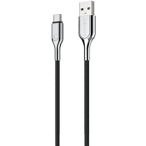Image of Cygnett CY2681PCUSA Armoured 2.0 USB-C to USB-A (3A/60W ) Cable 1M- Black