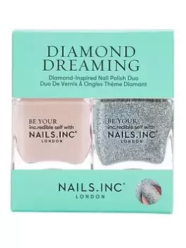 Image of Nails Inc Diamond Dreaming Nail Polish Duo