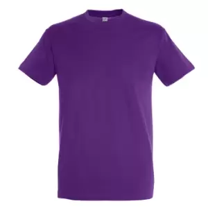 Image of SOLS Mens Regent Short Sleeve T-Shirt (L) (Light Purple)