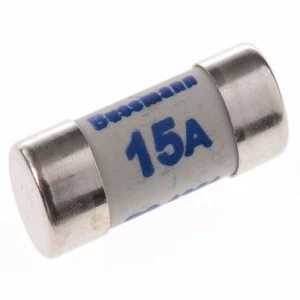 Image of Cooper Bussmann Consumer Unit Distribution Board Fuse 240V Link - 15A