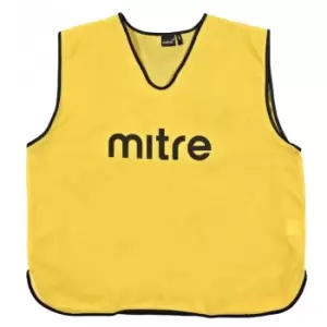 Image of Mitre Pro Training Bib - Yellow
