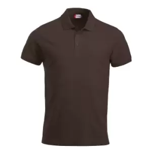 Image of Clique Mens Classic Lincoln Polo Shirt (XXL) (Dark Mocha)