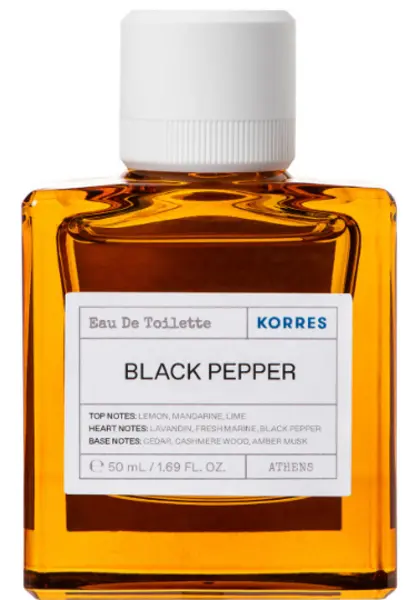 Image of Korres Black Pepper Eau de Toilette Unisex 50ml