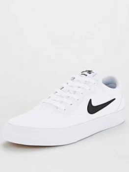 Image of Nike Sb Charge Canvas - White