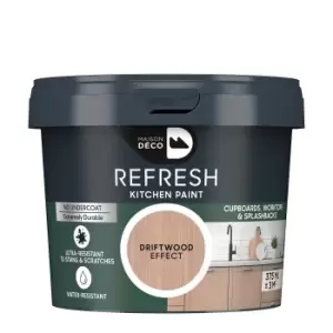 Image of Maison Deco Refresh Kitchen Cupboards, Worktops & Splashbacks Paint Driftwood Effect - 375ml