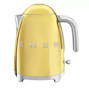 Image of SMEG KLF03GOUK 50s Retro Style 1.7L 3KW Jug Kettle - Gold
