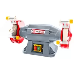 Image of DSM150 520w Bench Grinder with Wet Stone 230v - Holzmann