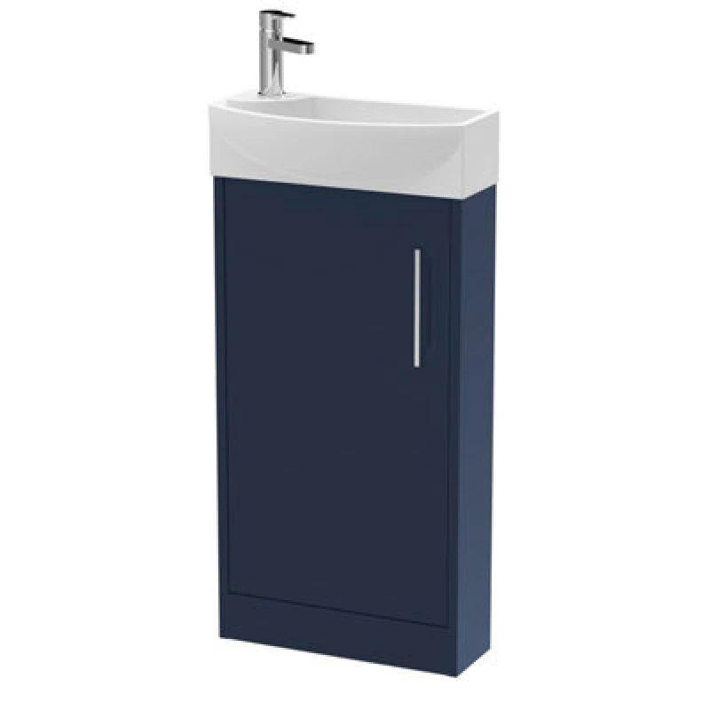 Image of Hudson Reed 440 Fs 1-Door Unit & Basin Rh