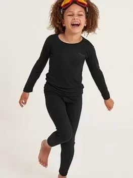 Image of Boys, TOG24 Darley Baselayer Set, Black, Size 6-7 Years