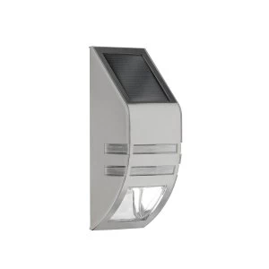 Image of Wofi Cupido LED Wall Lamp - Brushed Stainless Steel