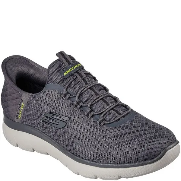 Image of Skechers Slip Ins Summits High Range Trainers Charcoal 9 UK