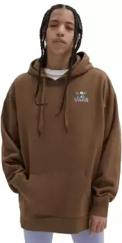 Image of Vans Skullfly OS Hoodie Music Academy Hooded sweater brown