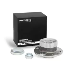 Image of RIDEX Wheel bearing kit 654W0314 Wheel hub bearing,Wheel bearing PEUGEOT,206 Schragheck (2A/C),206 CC (2D),206 SW (2E/K),206 Stufenheck