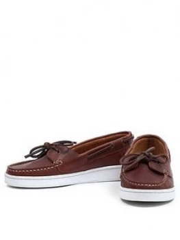 Image of Barbour Leather Miranda Moccasin - Cognac, Cognac, Size 5, Women