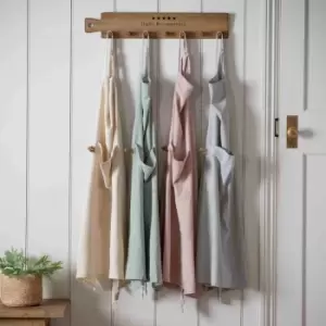 Image of Crossland Grove Stonewashed Apron Blush 850X900Mm