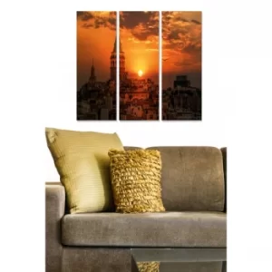 Image of MDF58456713 Multicolor Decorative MDF Painting (3 Pieces)