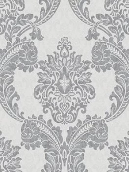 Image of Superfresco Colours Regent Wallpaper - Grey