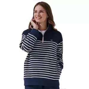 Image of Crew Clothing Womens Half Zip Cosy Funnel Neck Sweatshirt 8- Bust 33-34'