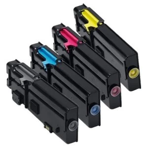 Image of Dell 593BBBM/BBBO Full Set Original Toners (4 Pack)