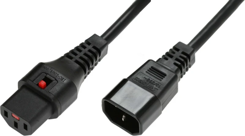 Image of Microconnect PC1021 power cable Black 2m C13 coupler C14 coupler