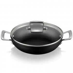 Image of Le Creuset Toughened Non Stick Shallow Casserole Dish - 24cm