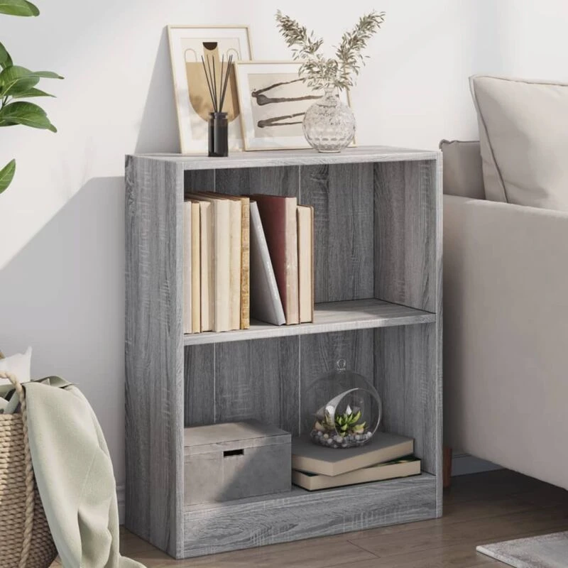 Image of VIDAXL Bookshelf Grey Sonoma 60x24x76cm Engineered Wood Vidaxl 8720286931509