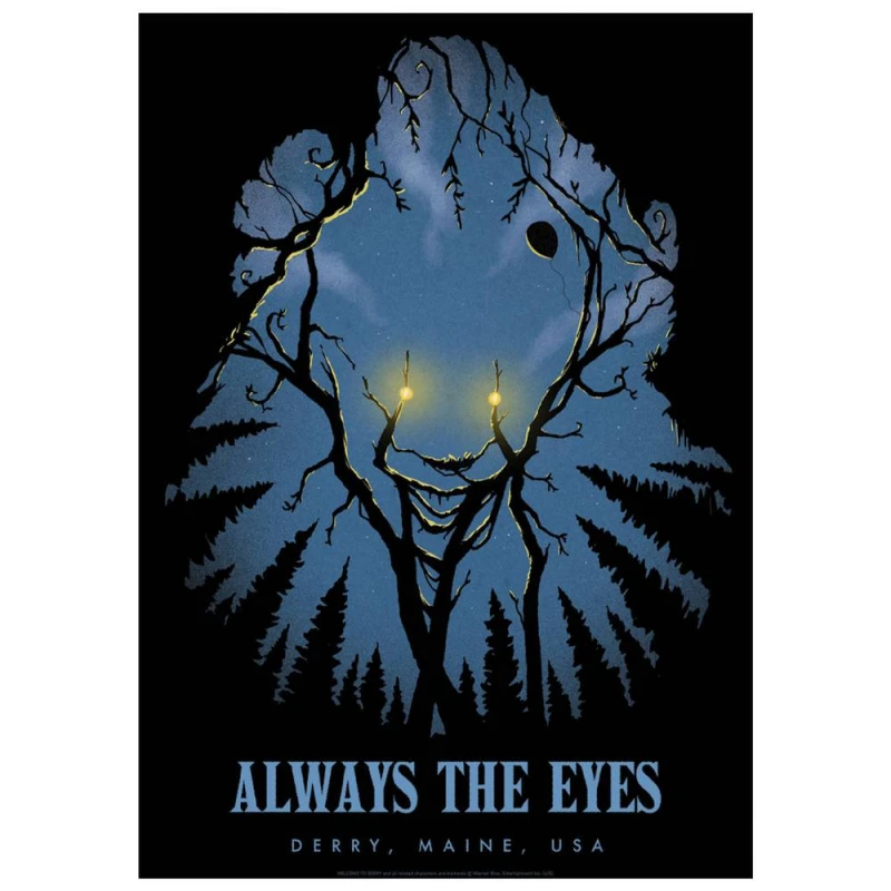 Image of IT Welcome to Derry Lim ed Ed ion A3 Art Print Multicolor Unisex A3