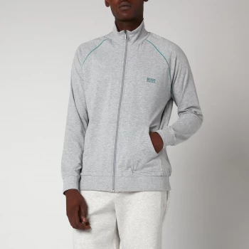 Image of Hugo Boss Mix and Match Lounge Zip Through Jacket Grey Size M Men