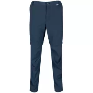 Image of Regatta - Mens Leesville II Zip Off Trousers (44S) (Moonlight Denim)