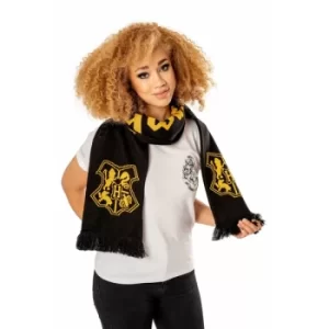Image of Hogwarts Reverse Gold Harry Potter Long Length Scarf O/S