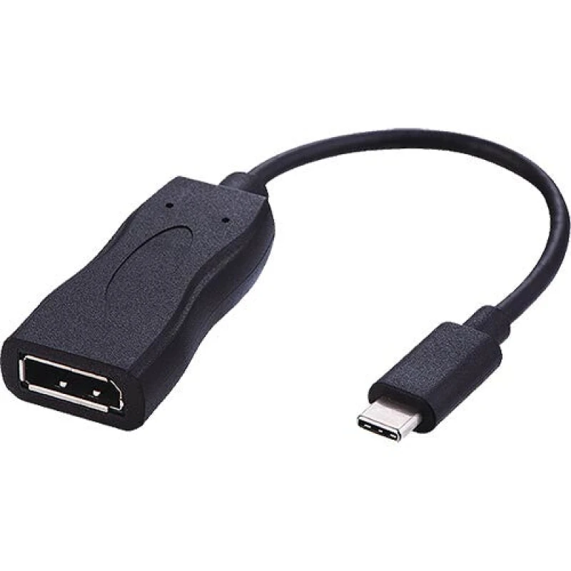 Image of Cablenet Cablenet 20cm USB3.1c Male-DisplayPort Female 1.2 4Kx2K 60Hz Blk Active Adaptor 24-0307A