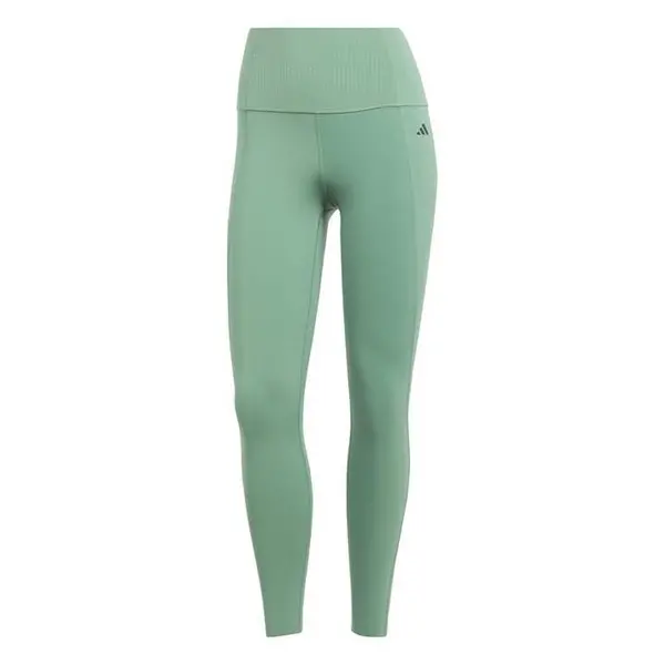 Image of adidas Optime Power 7/8 Leggings - Green 12 - 14