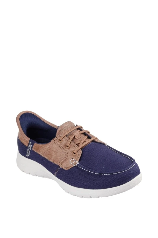 Image of Skechers On-the-GO Flex - Palmilla Boat Shoe Navy