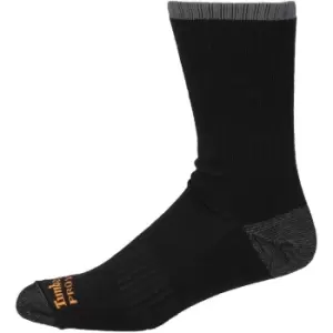 Image of Timberland Mens Wool Lightweight Rugged Workwear Socks One Size