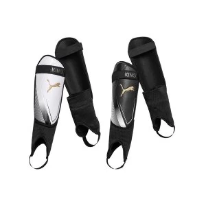 Image of Puma King IS Shin & Ankle Guards White/Gold - Large