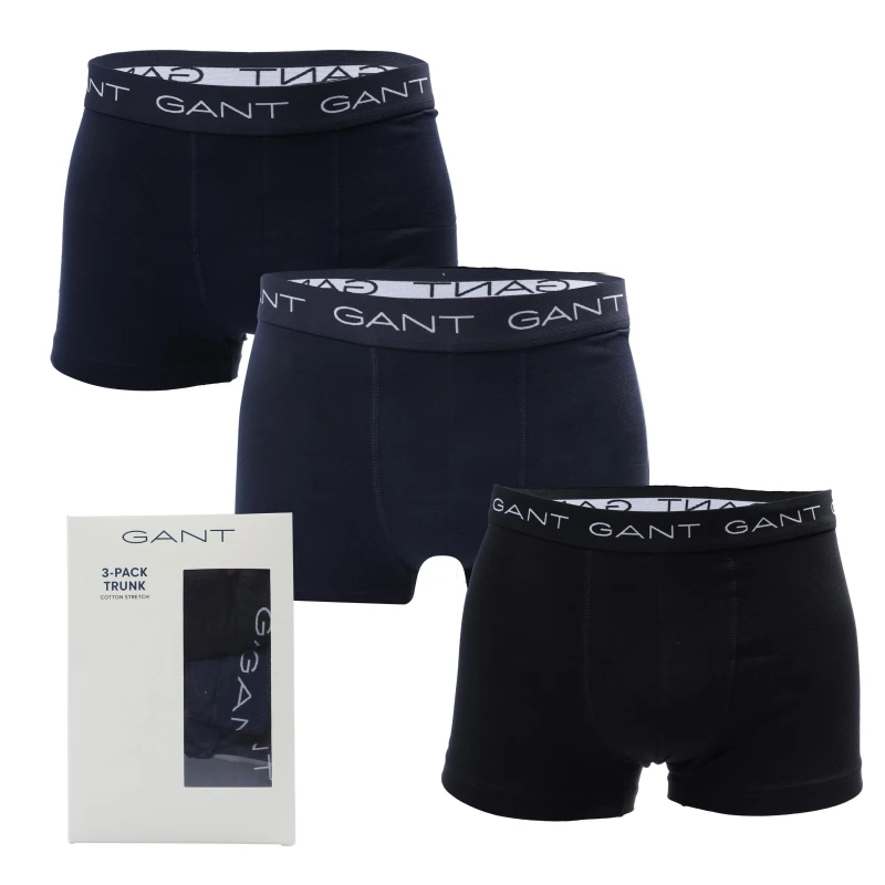 Image of Gant 3 Pack of Trunks Boxers XL Blue 38051018004