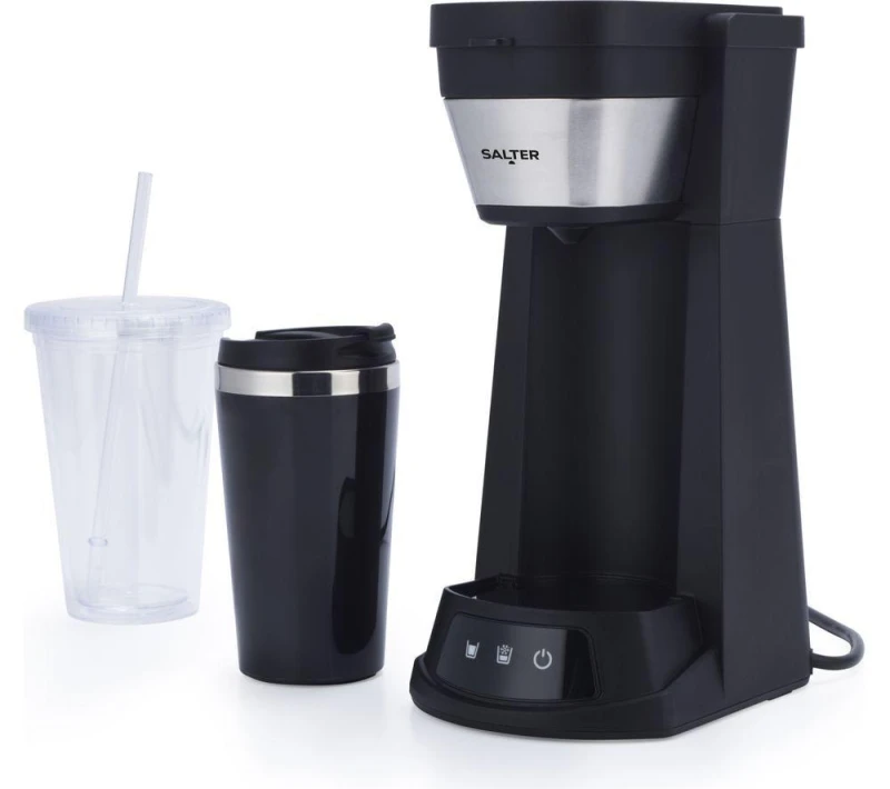 Image of SALTER EK6214 2-in-1 Iced Coffee Maker - Black 5054061210897