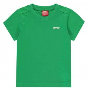 Image of Slazenger Plain T Shirt Infant Boys - Green