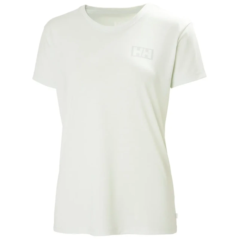 Image of Womens T-Shirt Helly Hansen Skog graphic Vert Female S