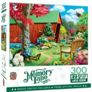 Image of Masterpieces Puzzle Memory Lane Bridge of Hope Ez Grip Puzzle 300 piece jigsaw puzzle