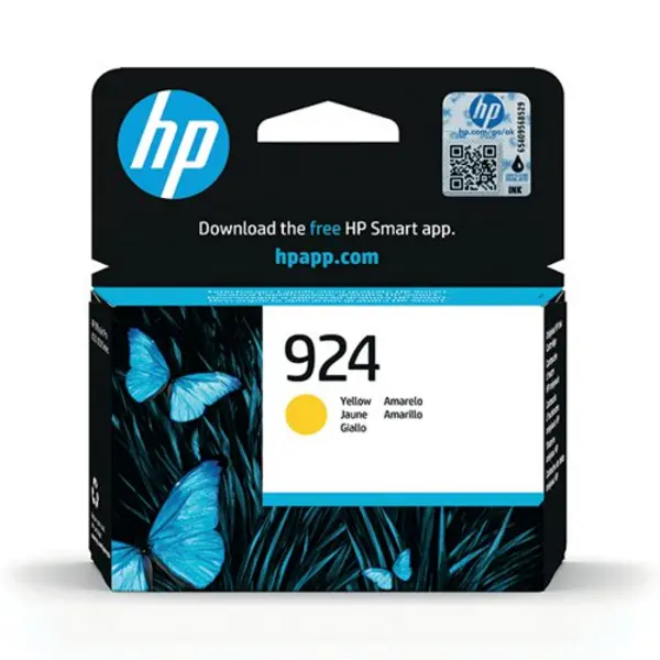 Image of HP 924 Ink Cartridge Yellow 4K0U5NE 4K0U5NE