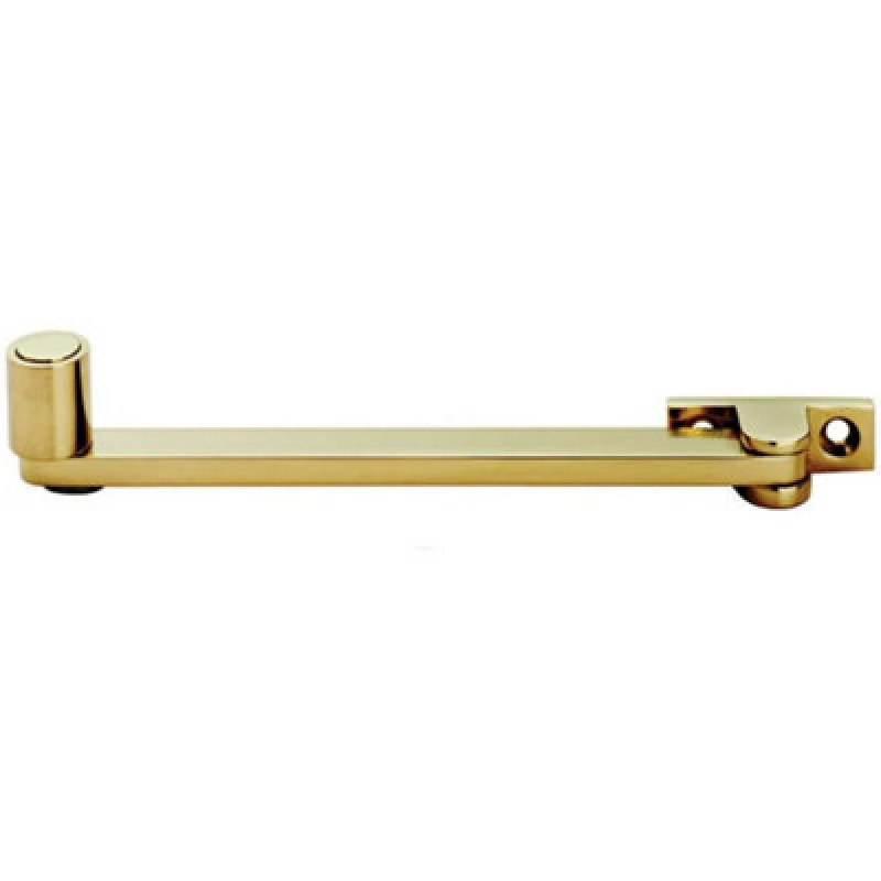 Image of Loops Roller Arm Window Stay 138mm Arm Length Polished Brass Window Fitting Metallics
