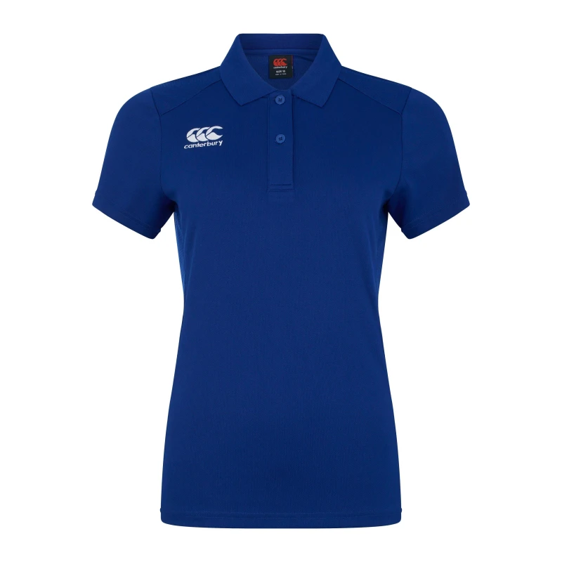 Image of Canterbury Club Dry Polo Top Womens - Blue Blue 6